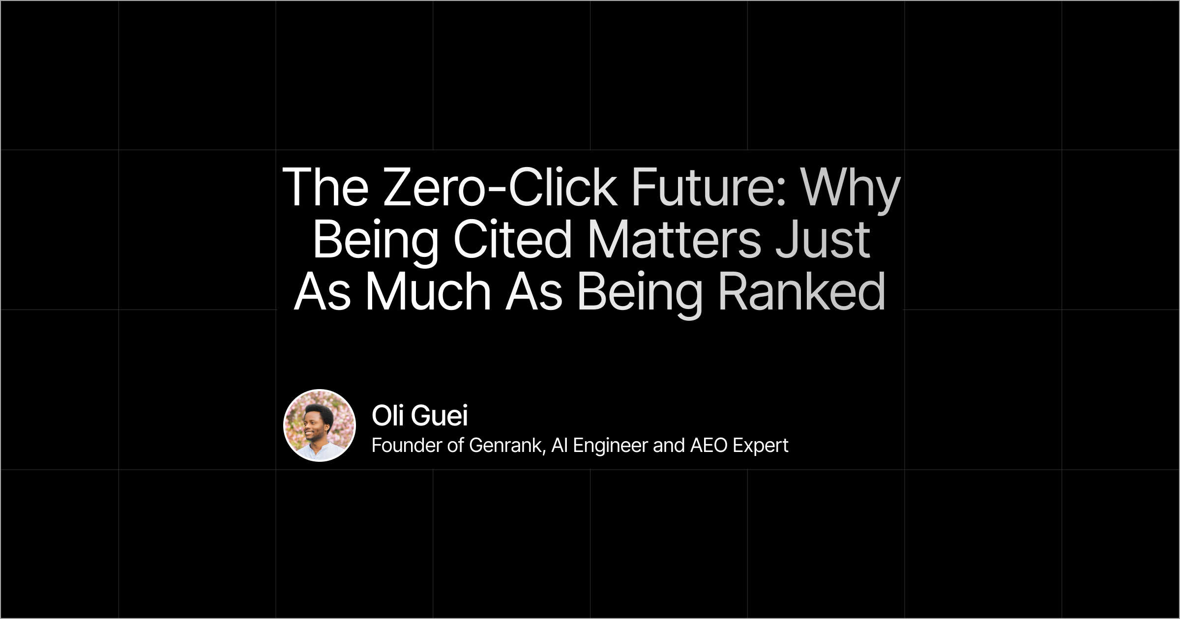 Zero-click search results where AI answers replace traditional website visits